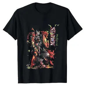 Spawn Movie Graphic Basic Black Unisex Men's T-Shirt Sweatshirt, Cotton Casual Menswear Top