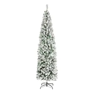 7.5 ft. Acacia Medium Flocked Tree