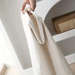 Simple Foldable Laundry Basket, Home Dirty Clothes Hamper, Fabric Handheld Storage Bin, Bedroom Bathroom Organizer, Durable & Convenient Design