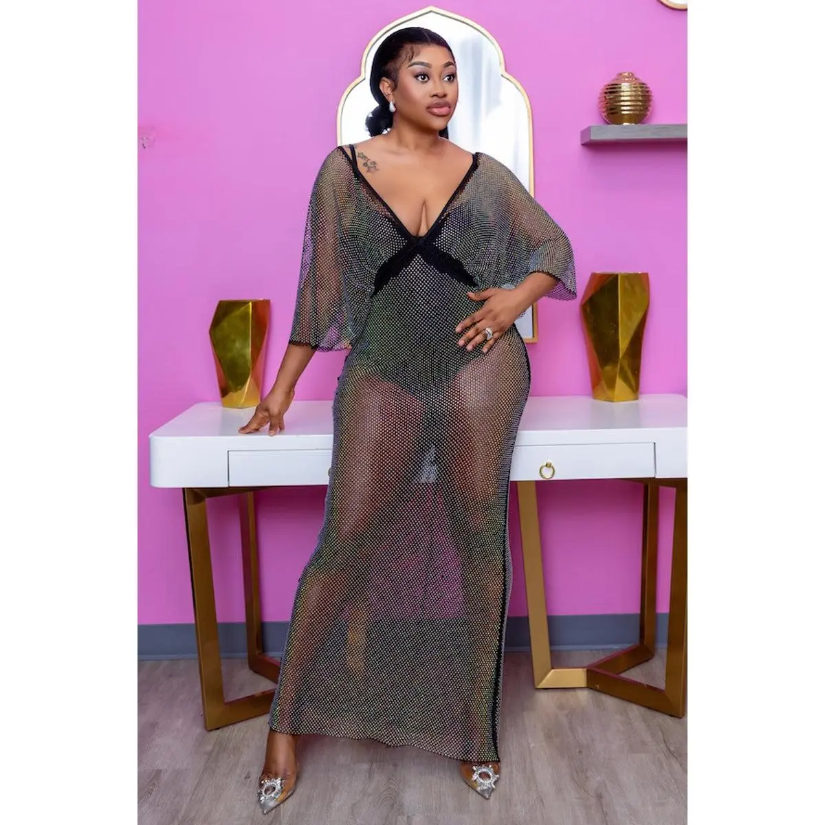 Sexy Elegant shimmering dress