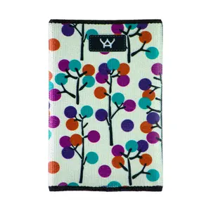 212 MAIN Men's Slim Front Pocket Wallet, 1104 Model, Purple Pop, Wallet Cards, Eco-Weave, RFID Block, Secure Hold, Slim Look