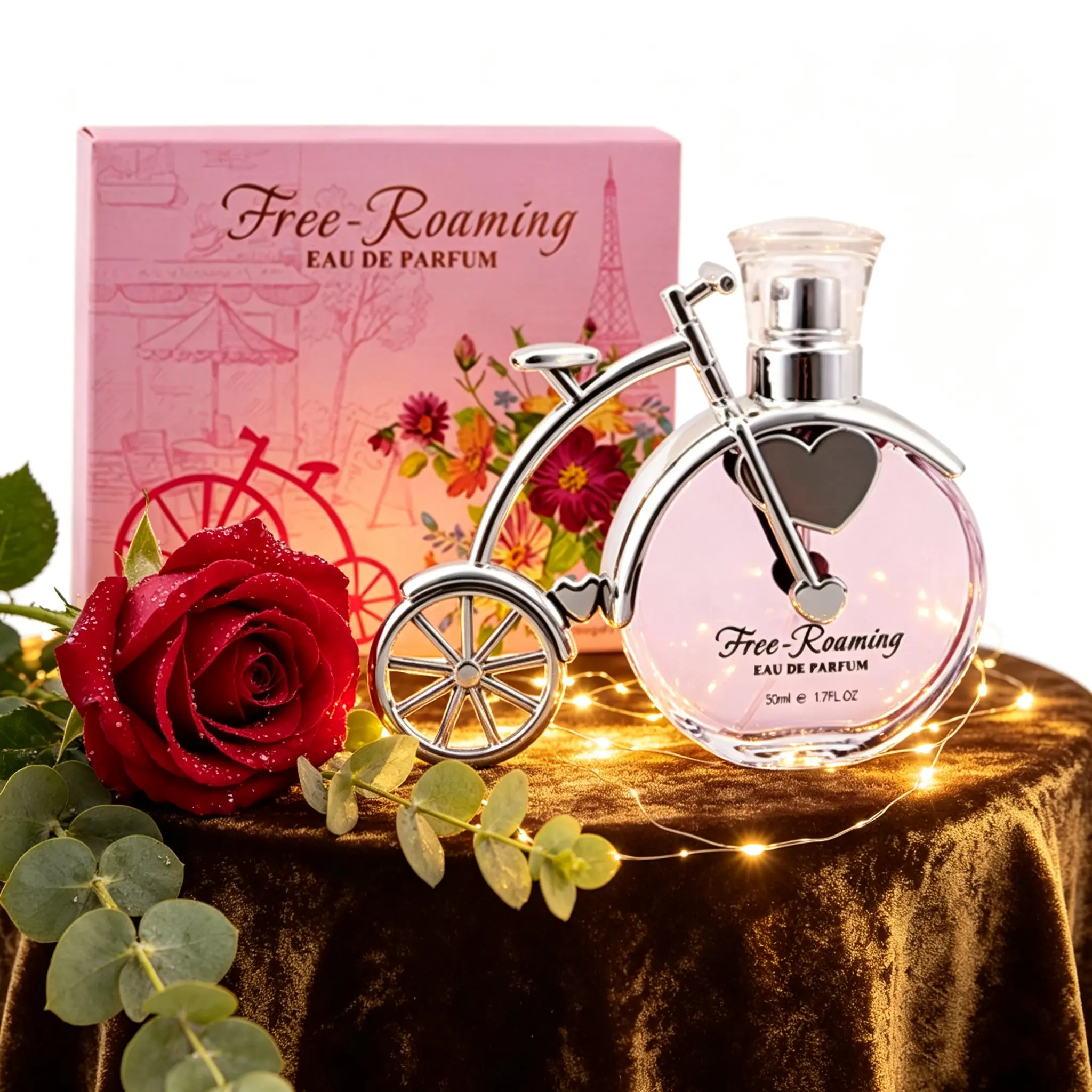 Eau de Parfum for Women with Sweet Fruit Scent - Light, Alcohol Base Fragrance Spray in an Elegant Glass Perfume Bottle, For Adults