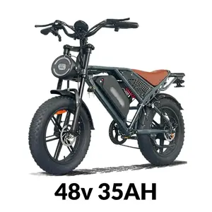 1500W Off‑Road Fat‑Tire Electric Bike with 48V 60Ah LG Battery