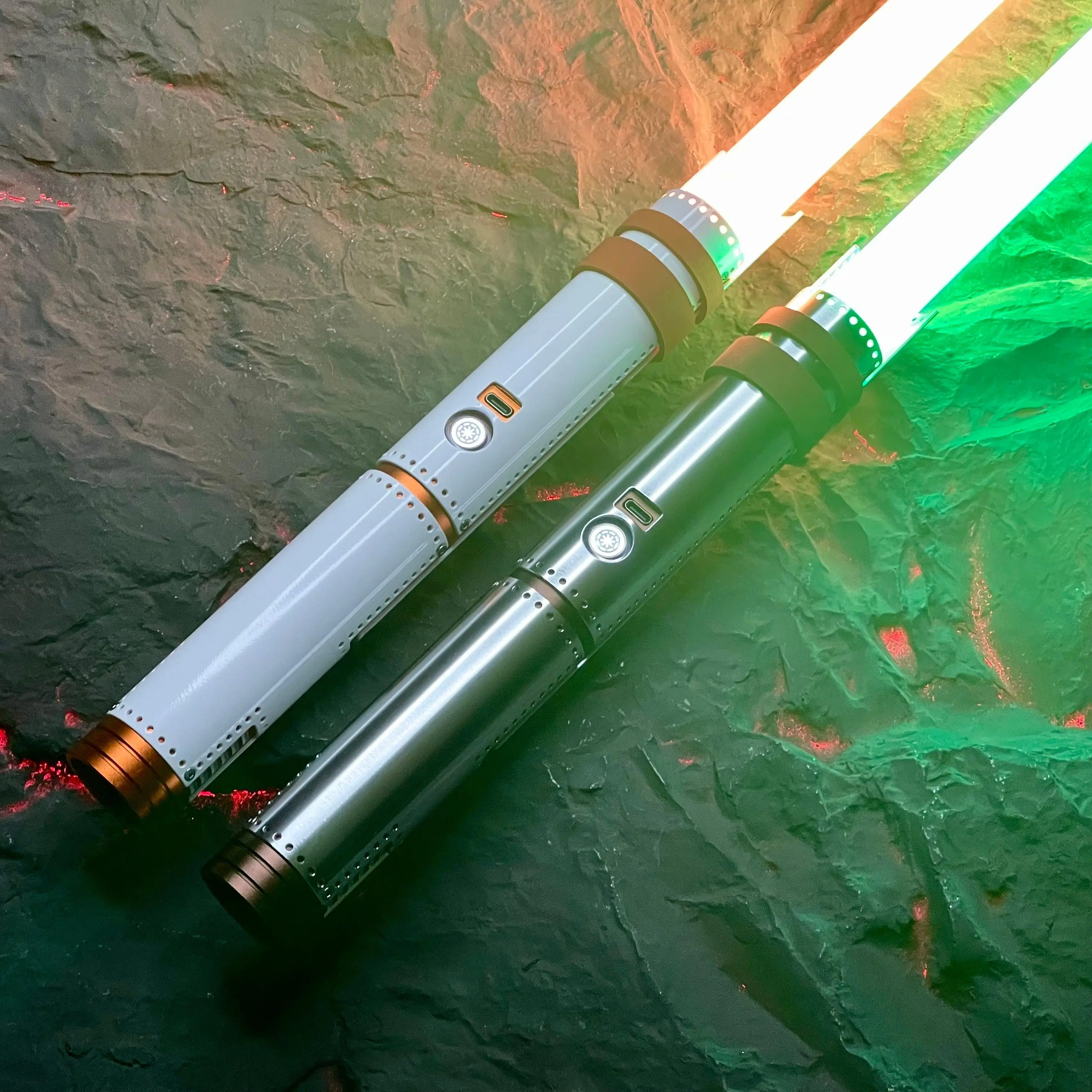 Crimson Dawn Falconer Lightsaber - Custom Metal Hilt Dueling Saber for 15+ Years Olds, Electric Toy Accessory for Toys & Hobbies