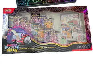 Paldean Fates Great Tusk ex & Iron Treads ex Premium Collection