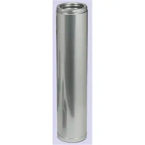 Selkirk Corporation JSC7SA3 7 Inch x 36 Inch Supervent Chimney Length 304-alloy Inner Liner 430-alloy Outer