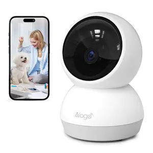 【Price Error】Alaga AI 2K 2.4G/5G WiFi6 Security Camera 3MP CCTV Indoor Monitor 360° PanTilt, Human Detection, Dual-Band, With Alexa