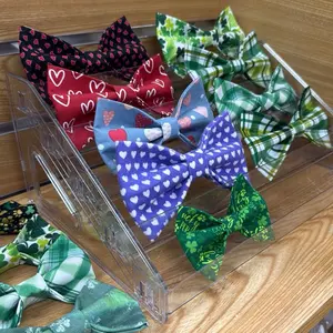 Doggie Bow Ties Handcrafted in Western Massachusetts - Unique Collection of Handmade Designs - Collar Goes Through Backside