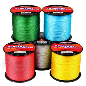 4 braids 300 meters PE braided fishing line gray/yellow/blue/green/red fishing line iso fishing sea fishing suitable for main line
