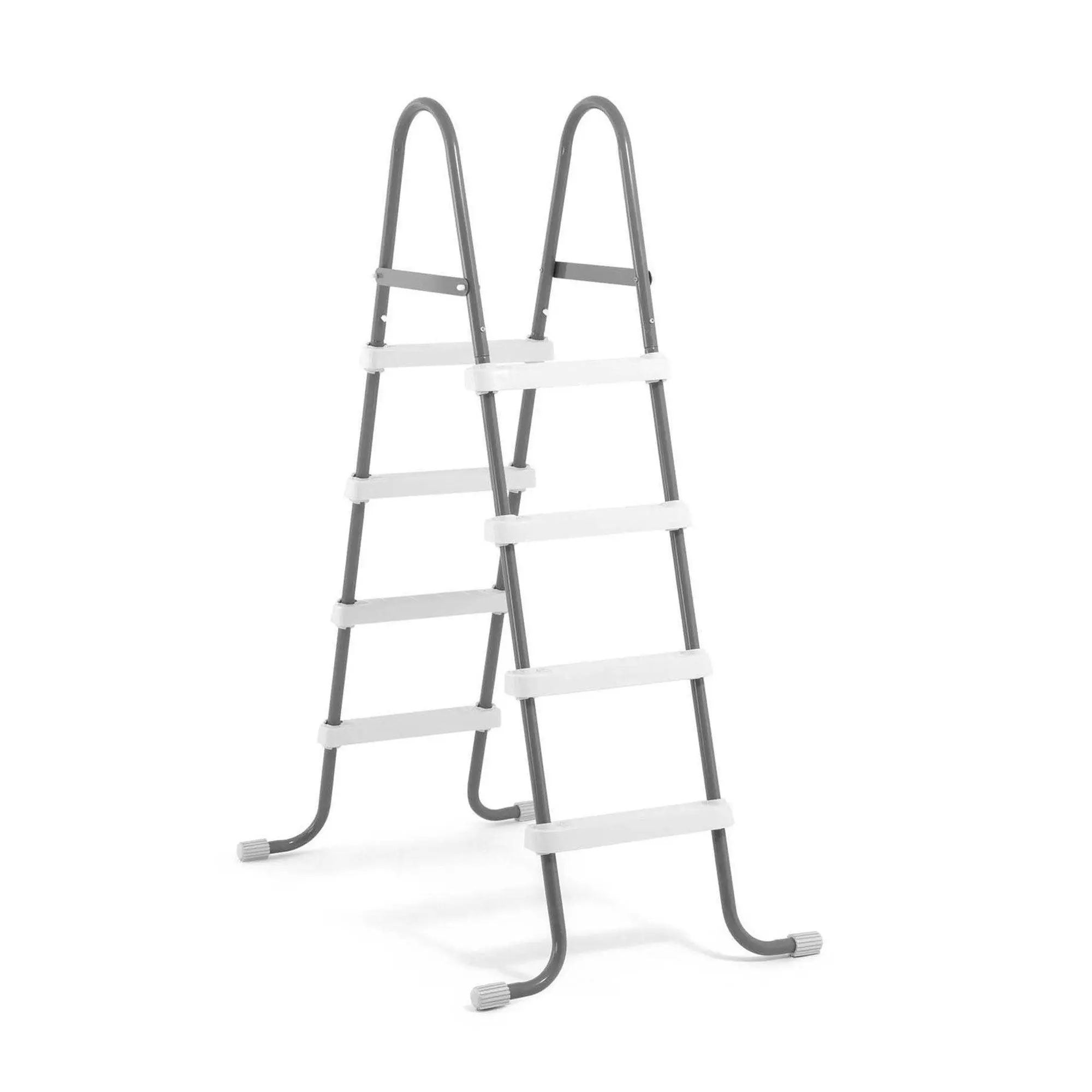 Intex Steel Frame Above Ground Swimming Pool Ladder for High Wall Pools