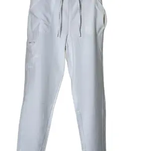White Jogger Scrub Uniform. Medium