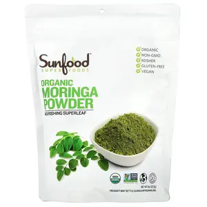 Sunfood Organic Moringa Powder, 8 oz (227 g)
