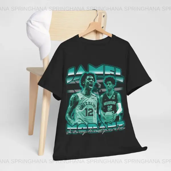 Sample Ja Morant Shirt Unisex Black & White Vintage Sports Memphis Basketball Shirt Gift for fans