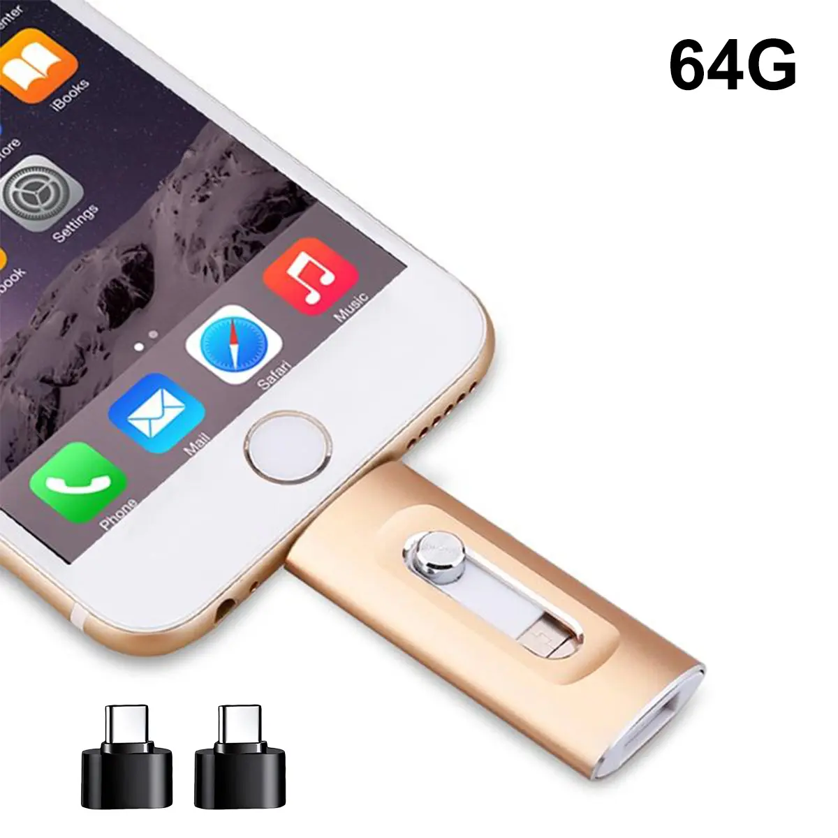 MFi Certified 265GB Flash Drive for iPhone Thumb Drive Photo Stick 