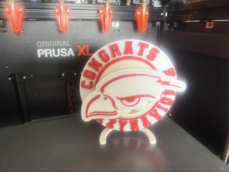 3d Printed SPINNING Graduation Rally Championship Chain Player of the Game I Custom I Sports MVP Baseball Football Cheer Wedding Concert