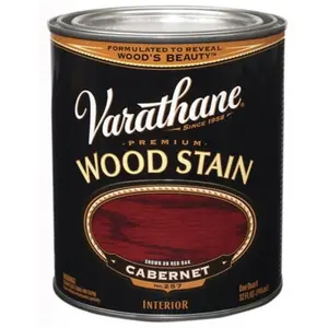 Rustoleum 211726H Quart Caberbet Varathane Premium Wood Stain pack of 2