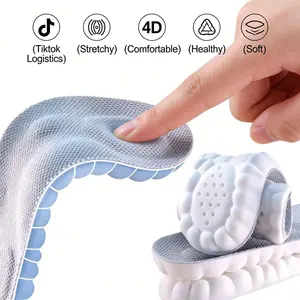 4D Cloud Insoles - Ultra Soft Memory Foam Insole - Super Elastic, Non-Tiring Foot Insoles Air Cushion Health