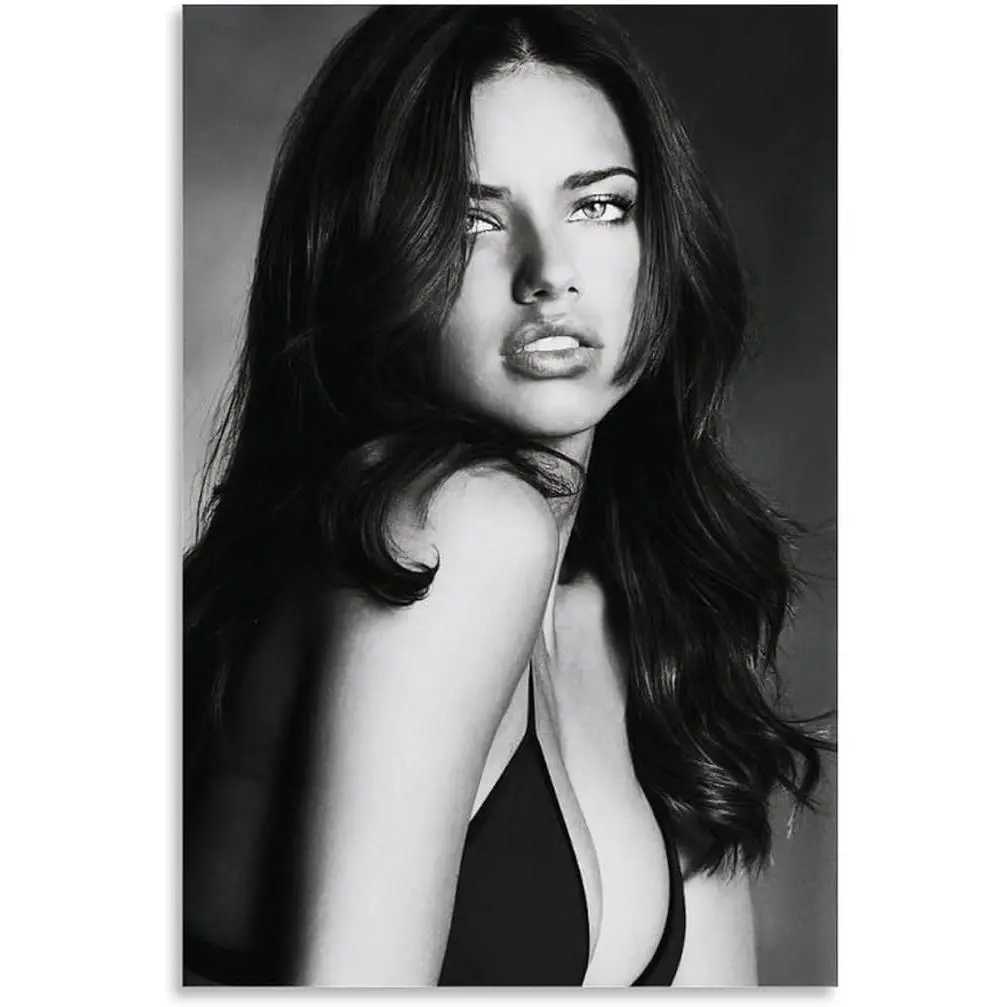 No Framed, Adriana Lima Famous Actress Sexy Art Poster