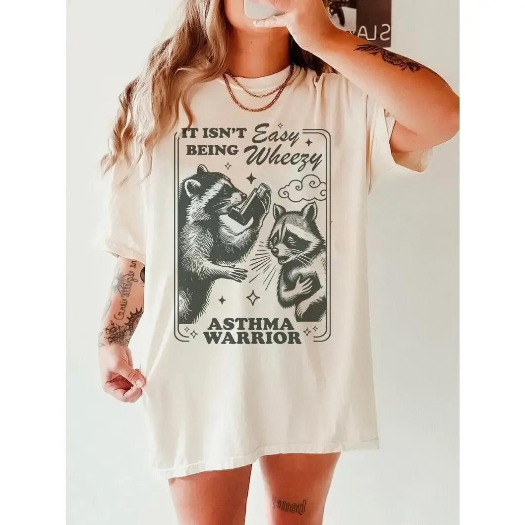It Isn't Easy Being Wheezy Asthma Shirt Asthma Awareness Funny Asthma Asthma Support Squad Asthma Warrior Respiratory Shirt R801AllerNurse