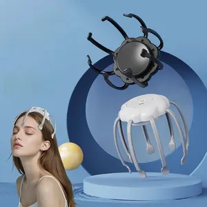 Octopus-Style Head Massager with Three Adjustable Settings, USB Rechargeable, Rechargeable Scalp Massagers, Perfect for Deep Scalp Relaxation, Ideal As Gifts for Friends at Home Or During Vacations