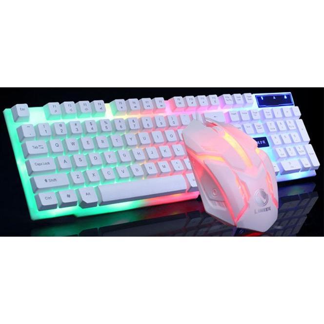 GTX300 Gaming CF LOL Gaming Keyboard Mouse Glowing Set
