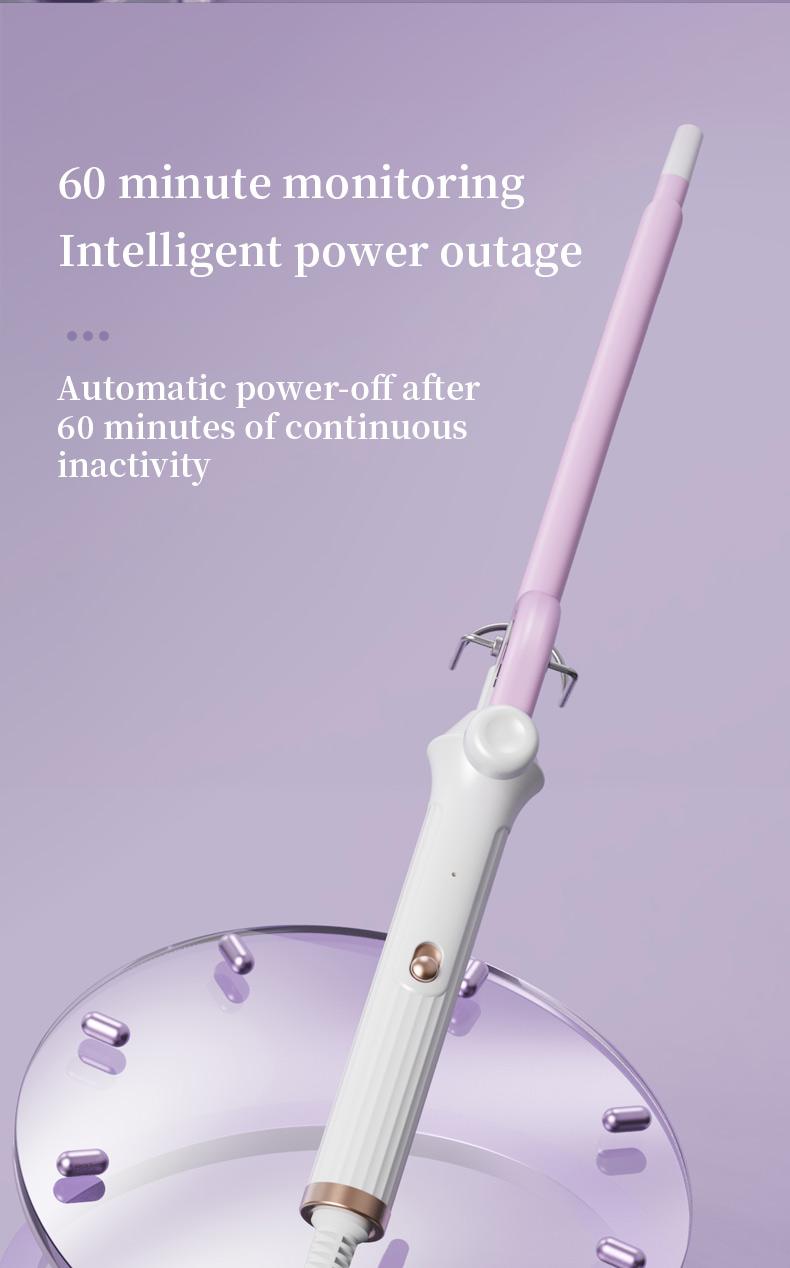 9mm curling iron for wool-like tight curls, mini hair curler, dorm-friendly hair styling tool