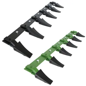 59" Tractor Bucket Tooth Bar Heavy Duty 4560 Lbs Load Capacity, Bolt-On 6 Replaceable Teeth for Loader, Skid Steer, Excavator,Design for Loader Skidsteer Excavation