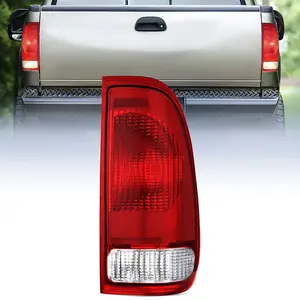 Nilight 1997 1998 1999 2000 2001 2002 2003 Ford F150 1997 1998 1999 Light Duty 1999 2000 2001 2002 2003 2004 2005 2006 2007 Ford Super Duty Tail light Assembly Red Housing Rear Lamp Replacement OE Style Passenger Side