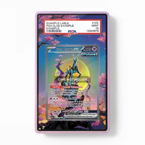Iron Crown ex 206-162 Pokemon Graded Display Case, Extended Art, Extended Display Case, Extended Art Case PSA Graded Guard Case / Magnetic Case / Screws Case (CARD NOT INCLUDED)