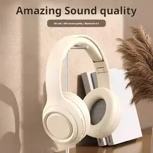 Cute Over Ear Bluetooth 5.4 Headphones HIFI Stereo HD Call Wireless Headset for Study Travel