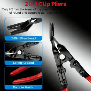 Auto Trim Clip Removal Pliers for Upholstery Clips and Fasteners Durable Alloy Steel Compact Design No Damage to Car Panels