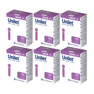 Unilet Micro Thin 33G - 100 Ct - (6 Pack)