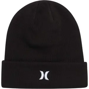 Hurley Men's Winter Hat - Icon Knit Cuffed Beanie for Men - Skull Caps for Men
