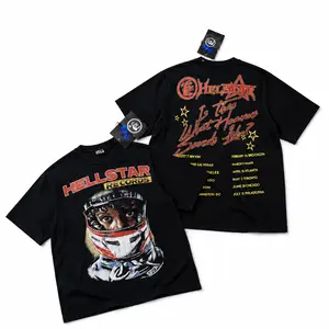 Hell Star Graphic T Shirt Pure Cotton Streetwear Y2K Summer Daily Casual Party Festival Outfit TikTok Viral Hip Hop Harajuku Men Women Unisex Oversized Top