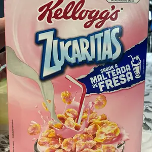 Zucaritas malteadas  de fresa    Strawberry milkshake flavor cereal