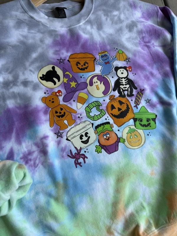 Made to Order Retro 90s nostalgic Halloween  Tops Crewneck or tshirts