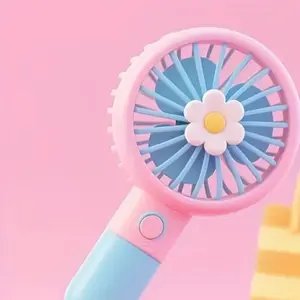 Mini Handheld Fan, USB-C Rechargeable Portable Personal Cooling Fan for On-the-Go Use