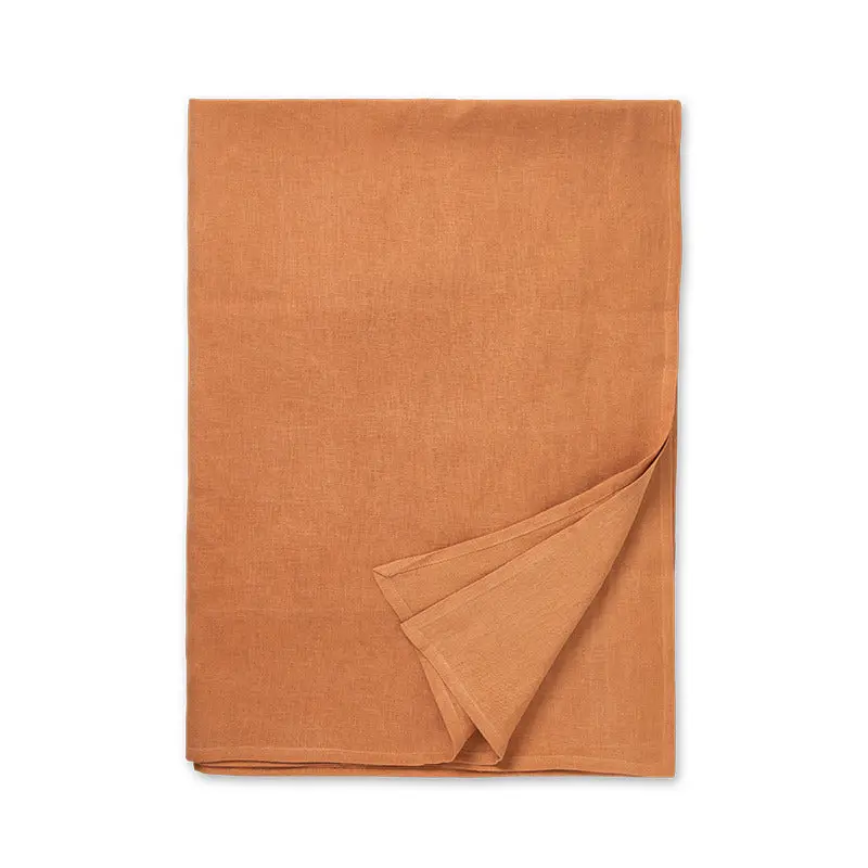 Sembla Linen Flat Sheet (King) - Madder