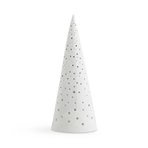Kähler Nobili Tealight Holder High, Snow White