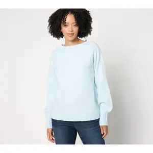 Me by Jennie Garth Bailey Boatneck Sweater with Raglan Detail