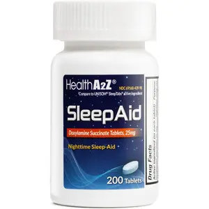 Doxylamine Succinate 25mg Nighttime Sleep Aid for Restful Sleep Support 200 Count