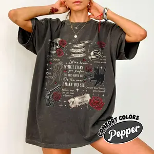 Comfort Colors Run Little Mouse Shirt, Haunting Adeline Tee, Dark Romance Book Shirt, Cat And Mouse Tee, Spicy Bookish Shirt, Smut Reader Tee, Casual Fit Tee, Trendy Graphic Shirt