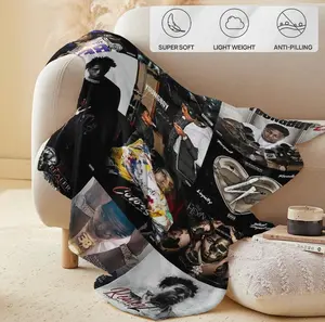 Yb Album Blanket Are Comfortable and Durable Flannel Blankets, Suitable for Office Sofa Naps, and Can Be Used All Year Round.