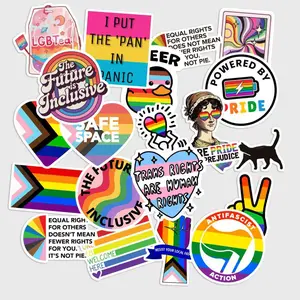Sticker Pack 20 pcs Pride Equality Stickers, Love Wins Vinyl Decals