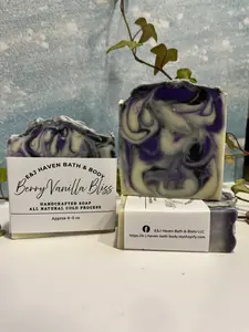 Blackberry vanilla Bliss Handcrafted Cold Process Soap