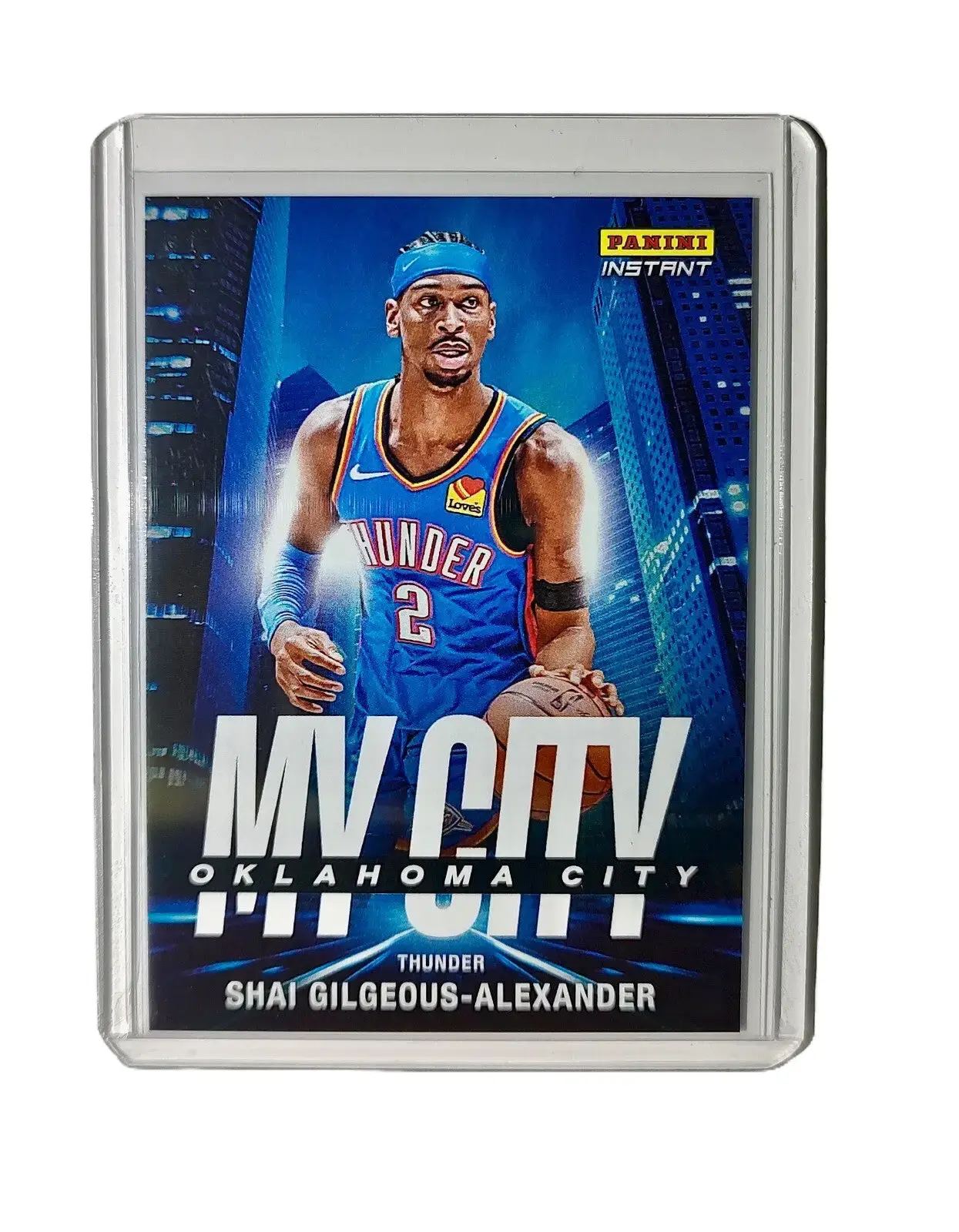 Shai Gilgeous-Alexander 2024-25 Panini MyCity NBA #6 Card Thunder 1/268