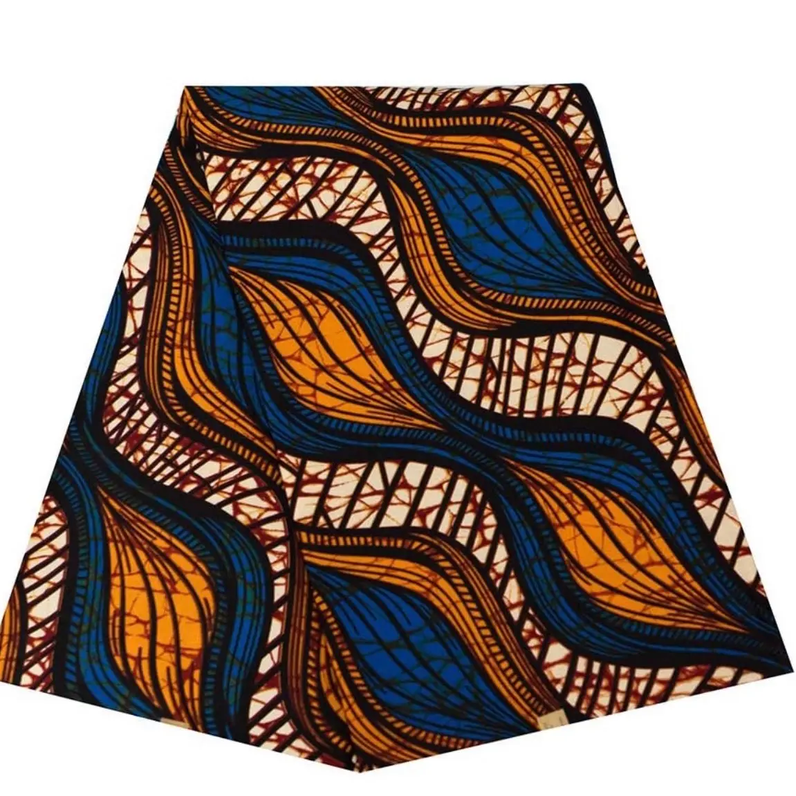 Élégant brown African Fabric