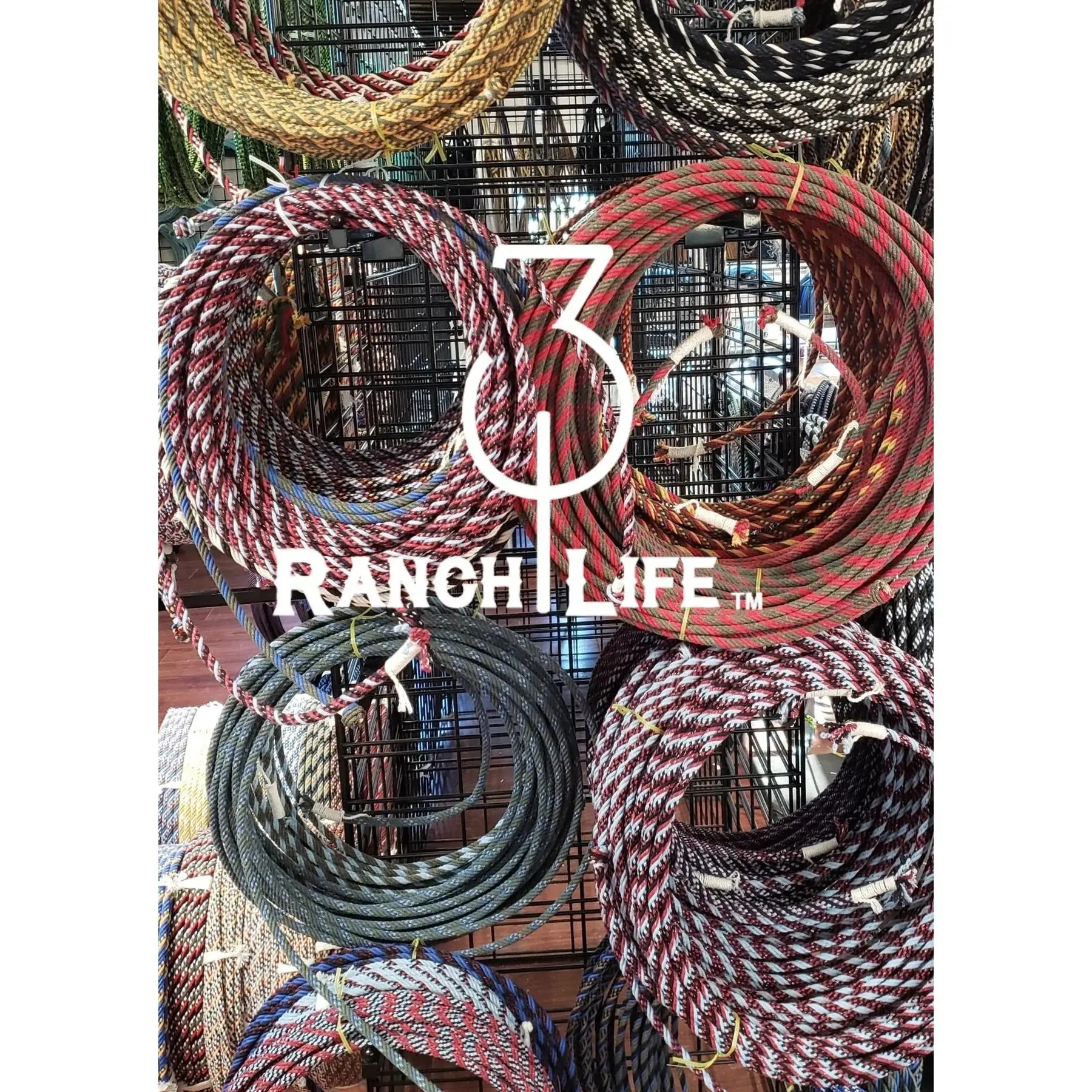310 Ranch Rope 5/16" Surprise Me Waxed Cotton - 40'