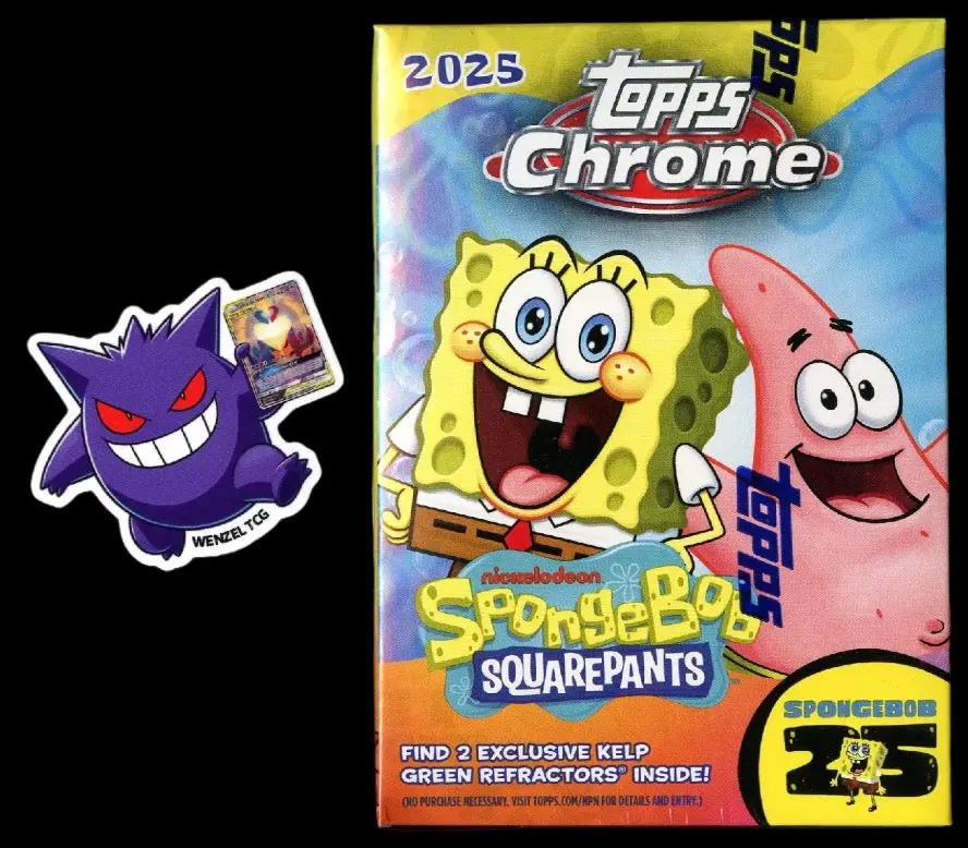 Topps Chrome SpongeBob Value Blaster Box TikTok