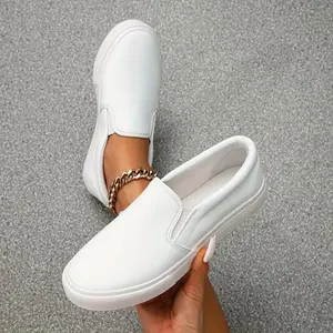 Women' s-on lazy shoes, flat shoes, walking shoes, fashion casual shoes, little white shoes